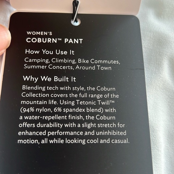 Stio Women’s Coburn Pant NWT size 6 - Picture 4 of 12